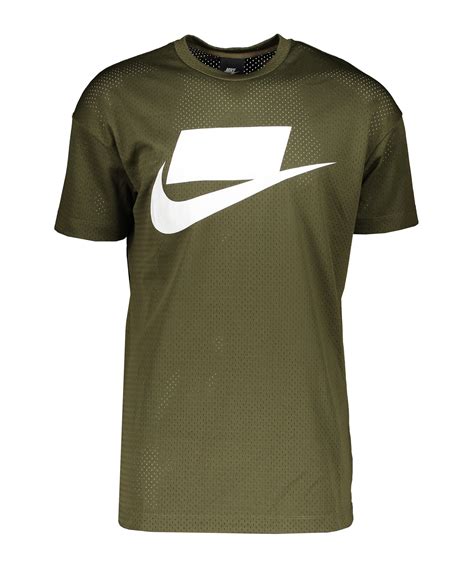 nike t shirt grün mit weißen streifen|Herren Sportswear Grün Oberteile & T.